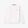 SWEAT HOMME CR LACOSTE BLANC BLANC