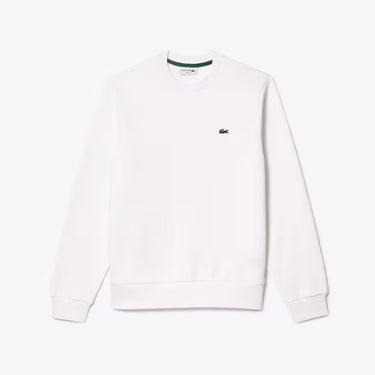 SWEAT HOMME CR LACOSTE BLANC BLANC