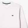 SWEAT HOMME CR LACOSTE BLANC BLANC