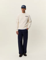 SWEAT HOMME RECORD IVOIRE IVOIRE