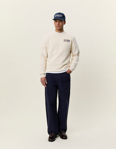 SWEAT HOMME RECORD IVOIRE IVOIRE
