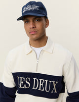 SWEAT HOMME ZIPPER RUGBY IVOIRE IVOIRE