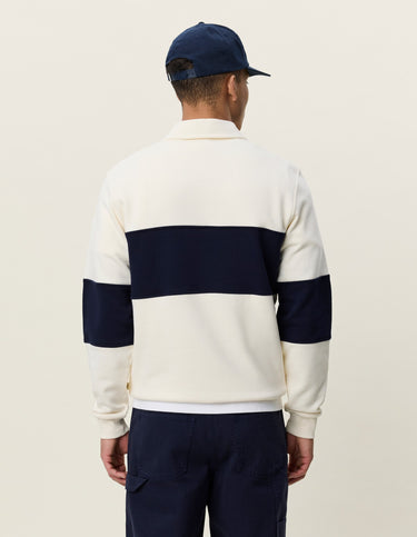 SWEAT HOMME ZIPPER RUGBY IVOIRE IVOIRE