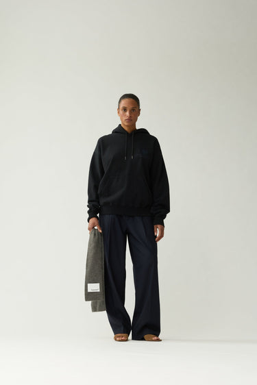SWEAT HOMME LOGO NOIR / MARINE NOIR / MARINE