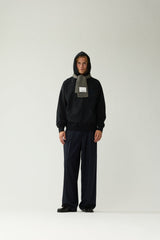 SWEAT HOMME LOGO NOIR / MARINE NOIR / MARINE