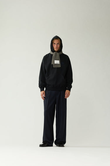 SWEAT HOMME LOGO NOIR / MARINE NOIR / MARINE