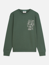 SWEAT HOMME REGULAR VERT VERT