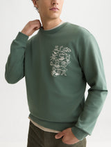 SWEAT HOMME REGULAR VERT VERT