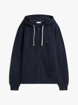 SWEAT HOMME ESSENTIAL FLEECE HOO MARINE MARINE