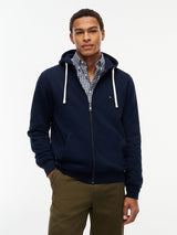 SWEAT HOMME ESSENTIAL FLEECE HOO MARINE MARINE