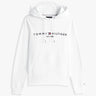 SWEAT HOMME TOMMY LOGO HOODY BLANC BLANC
