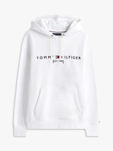 SWEAT HOMME TOMMY LOGO HOODY BLANC BLANC