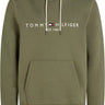 SWEAT HOMME TOMMY LOGO HOODY KAKI KAKI