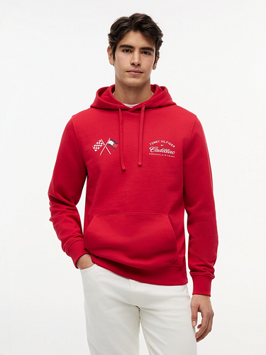 SWEAT HOMME VARSITY GRA ROUGE ROUGE