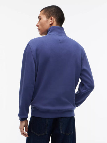 SWEAT HOMME REG FLEECE QZ MO MARINE MARINE