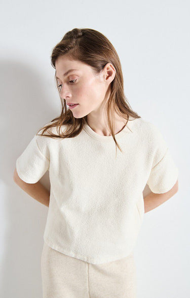T-SHIRT FEMME BOBYPARK ECRU ECRU