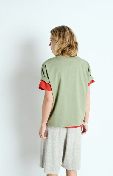 T-SHIRT FEMME FIZVALLEY KAKI CLAIR KAKI CLAIR