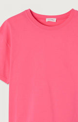 T-SHIRT FEMME FIZVALLEY ROSE FLUO ROSE FLUO