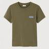 T-SHIRT FEMME MC CR KAKI KAKI