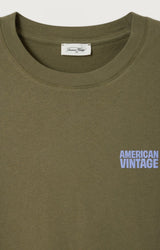 T-SHIRT FEMME MC CR KAKI KAKI
