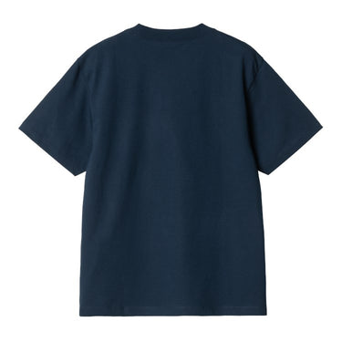 T-SHIRT FEMME POCKET HEART MARINE MARINE