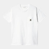 T-SHIRT FEMME S/S POCKET BLANC BLANC
