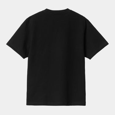 T-SHIRT FEMME S/S POCKET NOIR NOIR
