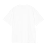 T-SHIRT FEMME W' S/S HEART PATCH BLANC BLANC