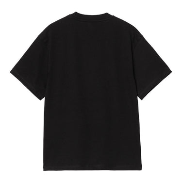 T-SHIRT FEMME W' S/S HEART PATCH NOIR NOIR