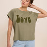 T-SHIRT FEMME TEE KAKI KAKI
