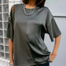 T-SHIRT FEMME TIZAY LACE FOREST NIGHT FOREST NIGHT