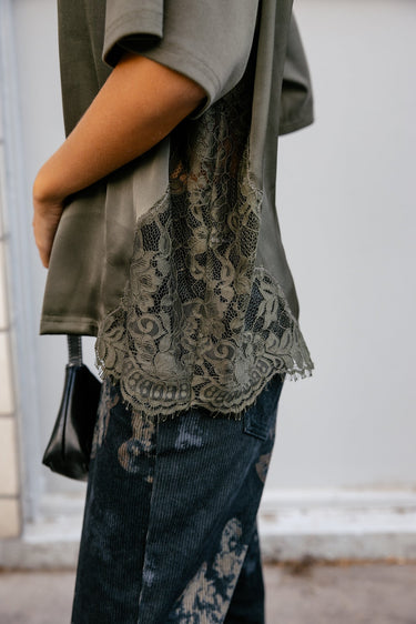 T-SHIRT FEMME TIZAY LACE FOREST NIGHT FOREST NIGHT