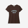 T-SHIRT FEMME VALERIO CHOCOLAT CHOCOLAT