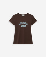 T-SHIRT FEMME VALERIO CHOCOLAT CHOCOLAT