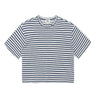 T-SHIRT FEMME TAIS ECRU/MARINE ECRU/MARINE
