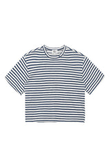T-SHIRT FEMME TAIS ECRU/MARINE ECRU/MARINE