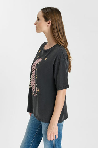 T-SHIRT FEMME MAGLA BLACK BLACK
