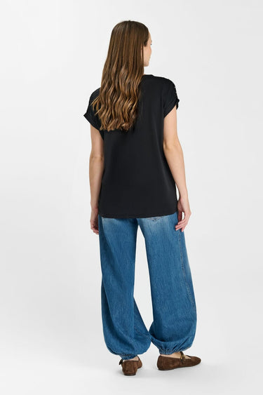 T-SHIRT FEMME PETRO BLACK BLACK