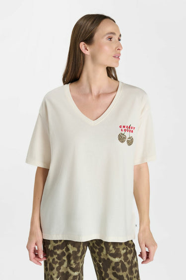T-SHIRT FEMME ROCKY IVORY IVORY