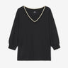 T-SHIRT FEMME TICKA NOIR NOIR