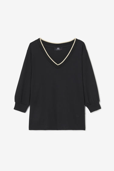 T-SHIRT FEMME TICKA NOIR NOIR