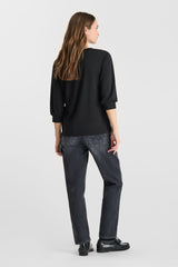 T-SHIRT FEMME TICKA NOIR NOIR