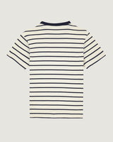 T-SHIRT FEMME CLAVERY IVORY NAVY IVORY NAVY
