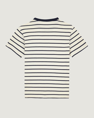 T-SHIRT FEMME CLAVERY IVORY NAVY IVORY NAVY