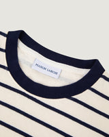 T-SHIRT FEMME CLAVERY IVORY NAVY IVORY NAVY