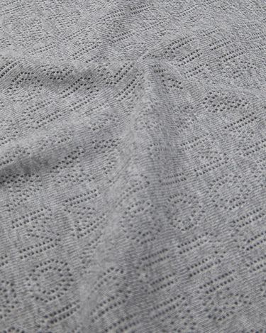 T-SHIRT FEMME FOLIES LS PATCH COEUR /GOTS GRIS GRIS