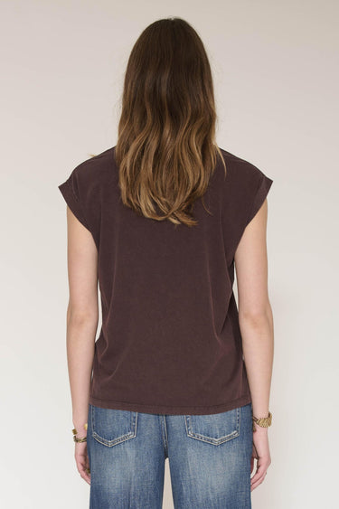 T-shirt MKT Studio Telissa imprimé ex-voto marron – vue 2
