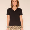 T-SHIRT FEMME TONY BLACK BLACK