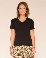 T-SHIRT FEMME TONY BLACK BLACK