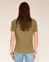T-SHIRT FEMME TONY KAKI KAKI